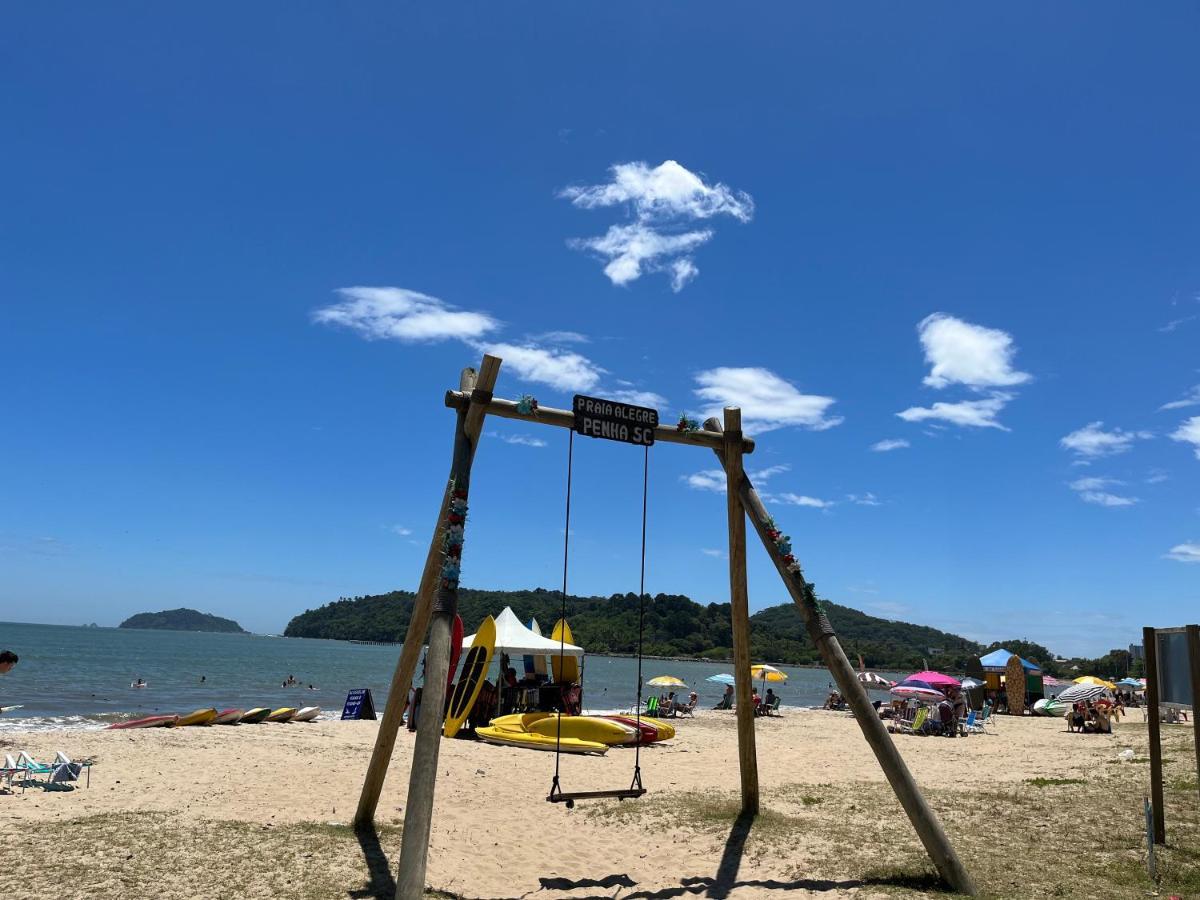 Apartamento Novo Frente Mar Com Piscina Em Home Club Penha  Exteriör bild